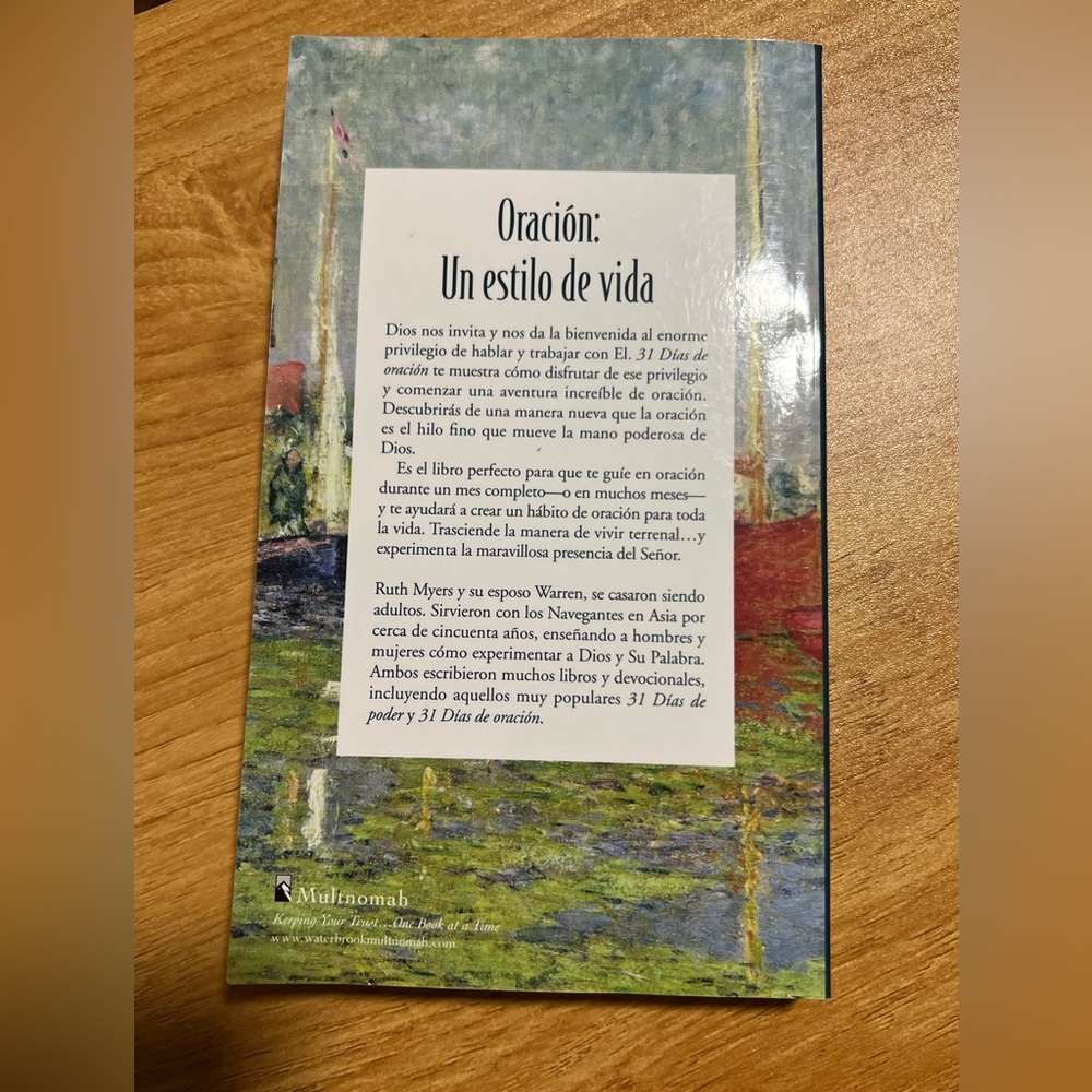 A prayer book in Spanish